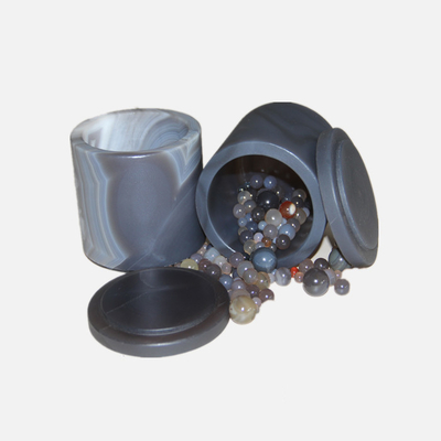 YLK 50ml - 2000ml Paslanmaz Çelik Freze Kavanozu, Lab Akik Öğütme Kavanozu